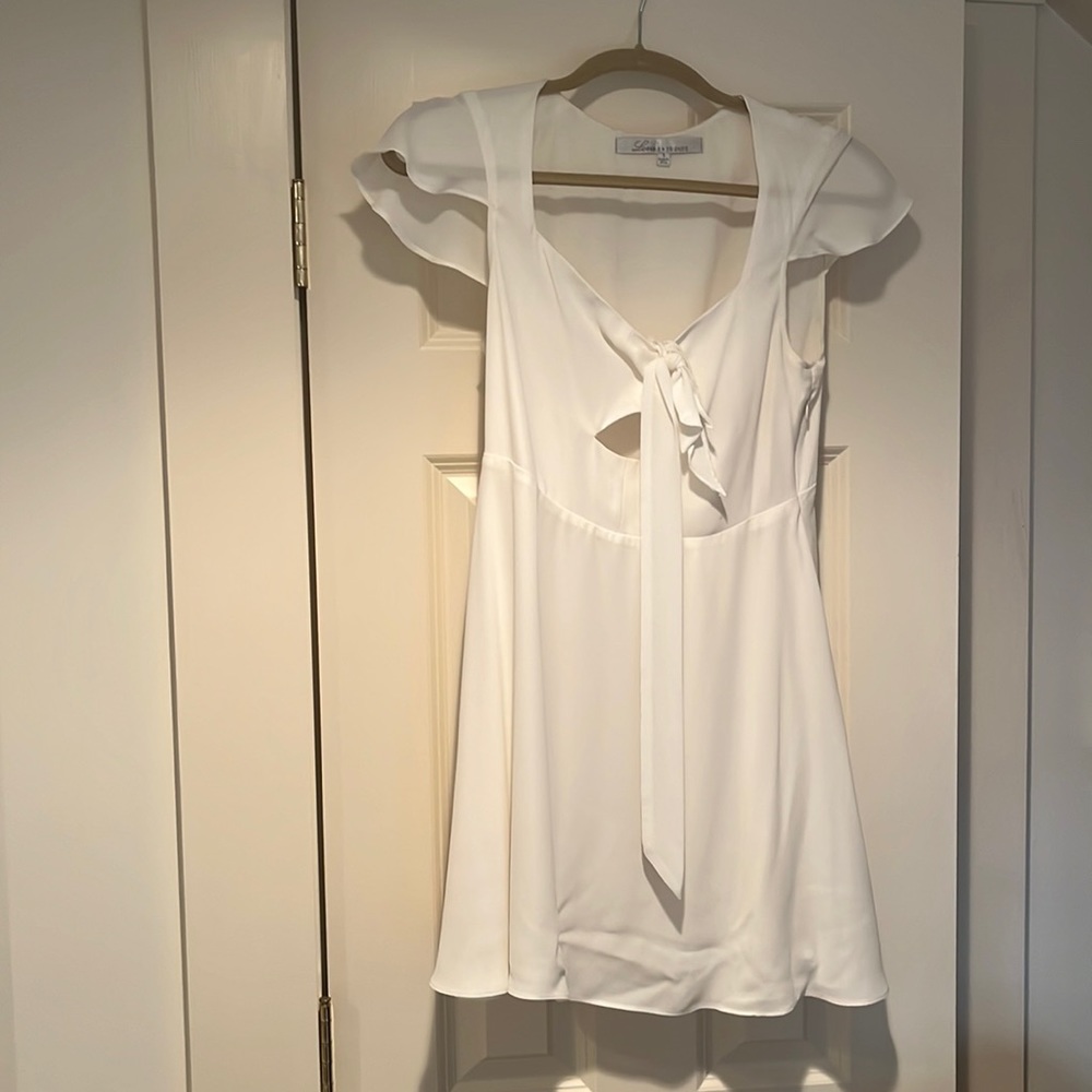 Lovers + Friends | white | Fit and Flare mini dress | size small